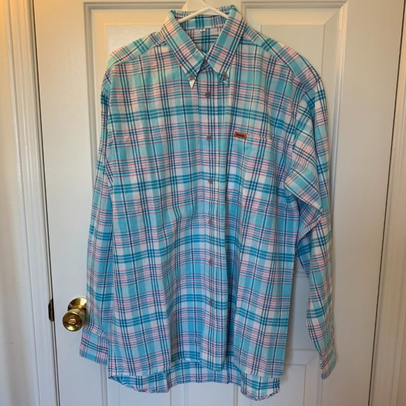 Plaid Button-Up Collared Shirt - Picture 5 of 5